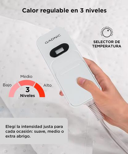 Manta Eléctrica Gadnic Doble Control Digital - 2