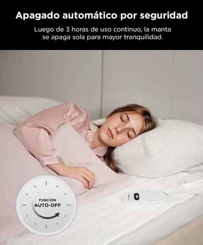 Manta Eléctrica Gadnic Doble Control Digital - 3