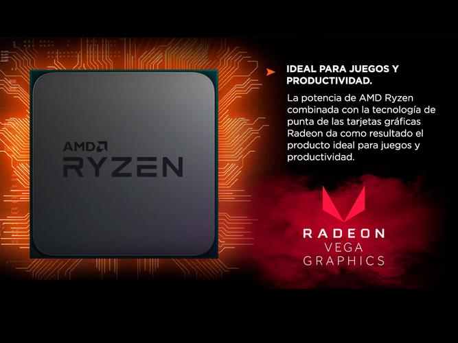 Microprocesador AMD Ryzen 5 3400G AM4 c/Radeon Vega 11 - 2