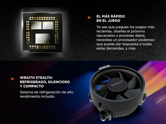 Microprocesador AMD Ryzen 5 5600G 4.4 Ghz Six Core c/ video Radeon - 3