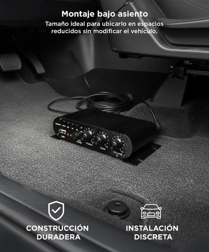Amplificador Bluetooth Gadnic Potencia Para Auto - 4