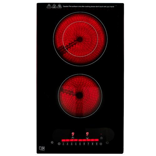 Anafe Eléctrico Cuk By Gadnic AV200 2 Hornallas Empotrable Vitrocerámico 3200w Panel Touch Timer - 0