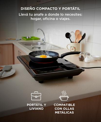 Anafe Eléctrico Cuk By Gadnic AV150 1 Hornalla 1500w Digital Timer - 3