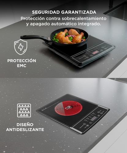 Anafe Eléctrico Cuk By Gadnic AV150 1 Hornalla 1500w Digital Timer - 4