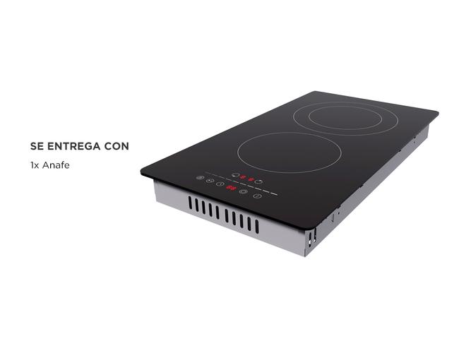 Anafe de Vitroceramico Gadnic con 2 Hornallas - 6