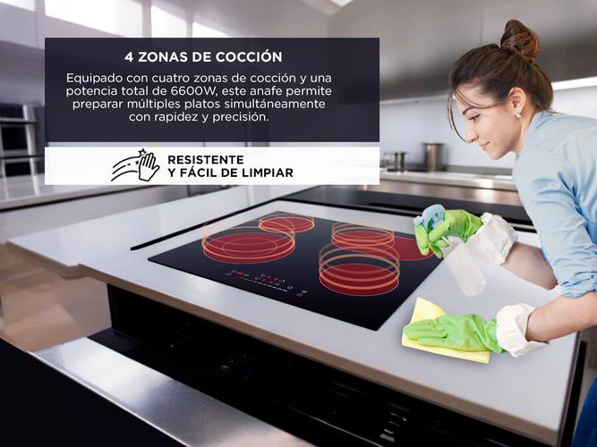 Anafe Vitroceramico Gadnic con 4 Hornallas - 3