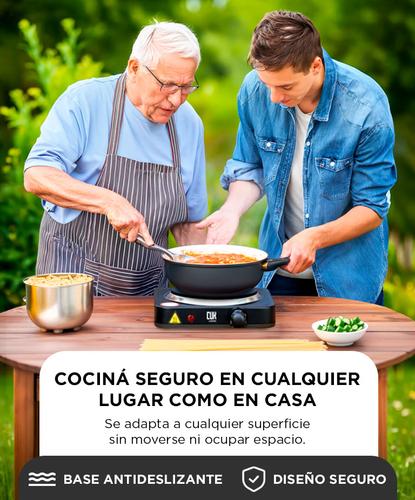 Anafe Eléctrico Cuk by Gadnic 1 Hornalla 1000W Usado - 3