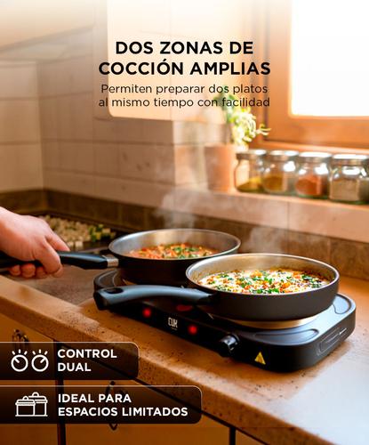 Anafe Eléctrico Cuk by Gadnic 2 Hornallas 2500W - 2