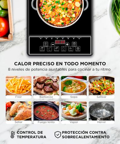 Anafe Vitrocerámico Cuk by Gadnic Eléctrico 1 Hornalla 1800W - 2