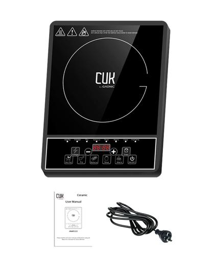 Anafe Vitrocerámico Cuk by Gadnic Eléctrico 1 Hornalla 1800W - 4