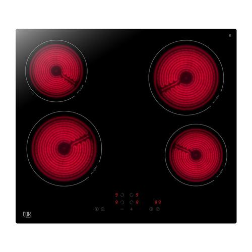 Anafe Vitrocerámico Cuk by Gadnic Eléctrico 4 Hornallas - 0