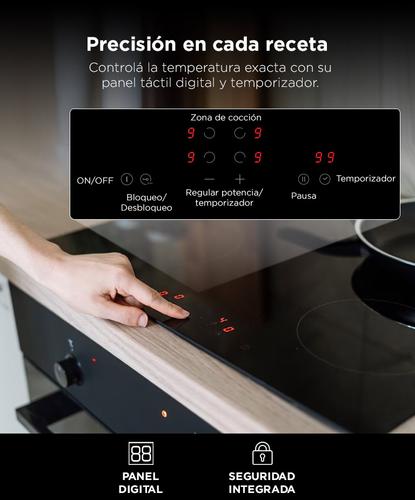 Anafe Vitrocerámico Cuk by Gadnic Eléctrico 4 Hornallas - 2