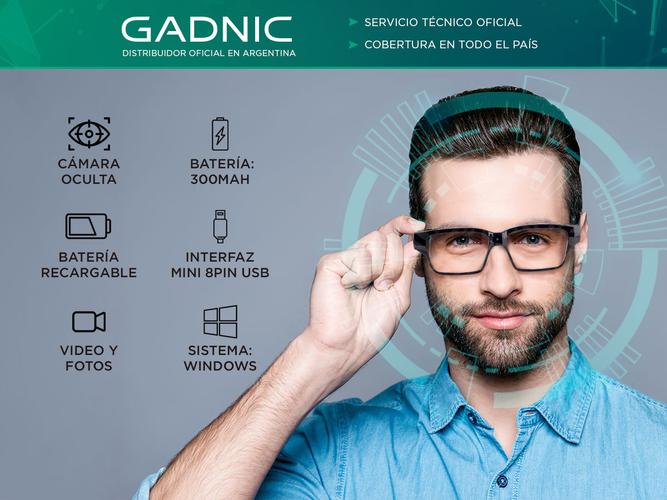 Cámara Oculta en Lentes Gadnic SPY025 Alta Definición - 1