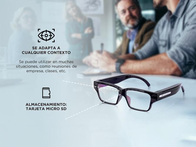 Cámara Oculta en Lentes Gadnic SPY025 Alta Definición - 2