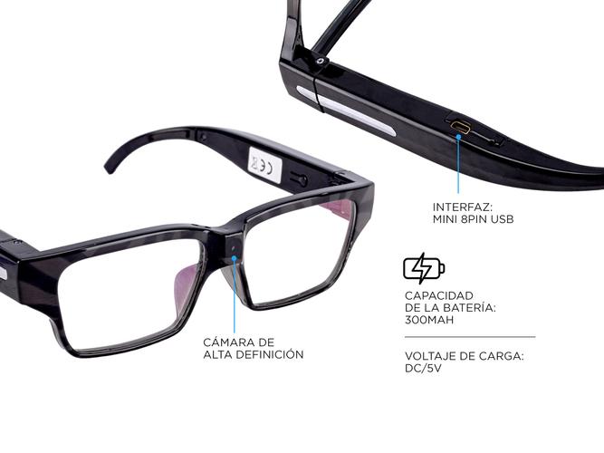Cámara Oculta en Lentes Gadnic SPY025 Alta Definición - 5