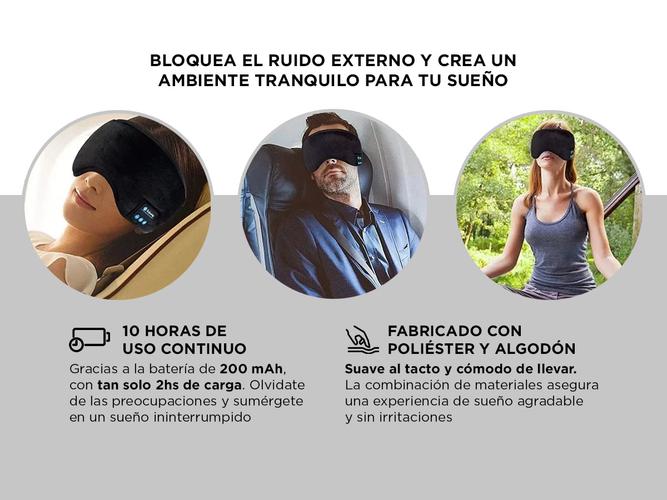 Antifaz para Dormir Gadnic con Bluetooth - 3