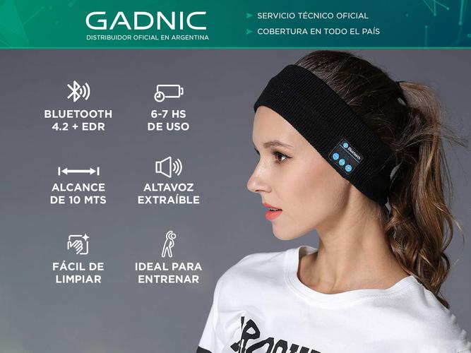Vincha Deportiva Gadnic SLEEP9 Con Conexión Bluetooth - 1