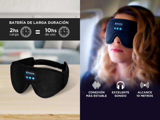 Auriculares Antifaz Para Dormir Gadnic AN2BT Refrigerante  - 2