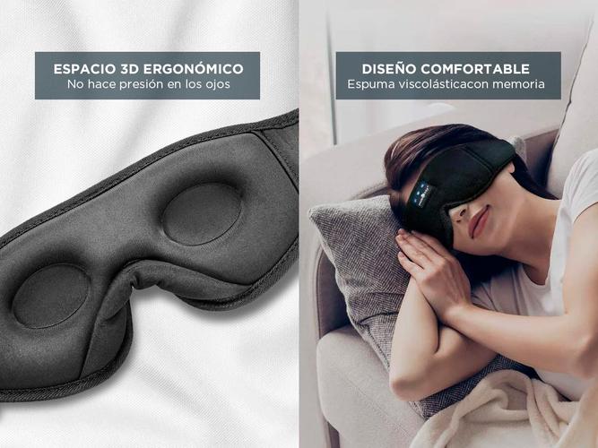 Kit de sueño profundo gadnic antifaz bluetooth + Parlante para dormir - 5