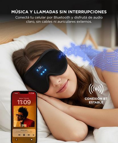 Auriculares Antifaz Para Dormir Gadnic AN2BT Refrigerante  - 2