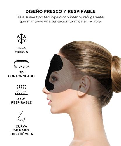 Auriculares Antifaz Para Dormir Gadnic AN2BT Refrigerante  - 3