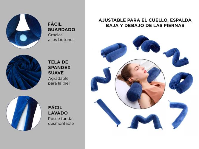 Almohada Inteligente De Cuello Gadnic Para Viaje Super Soft  - 3