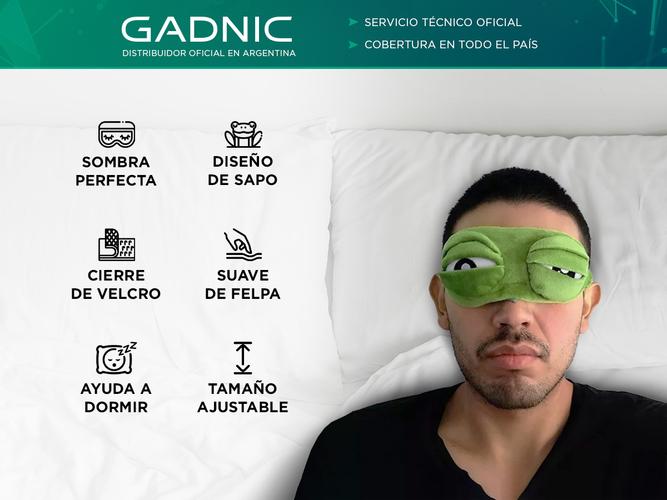 Antifaz Vincha de Felpa Gadnic con Diseño de Sapo - 1