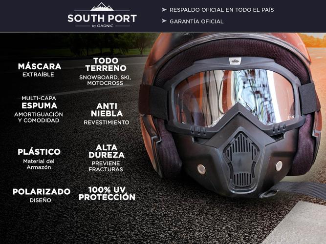 Antiparra Mascara Para Casco Abierto Gadnic - 1