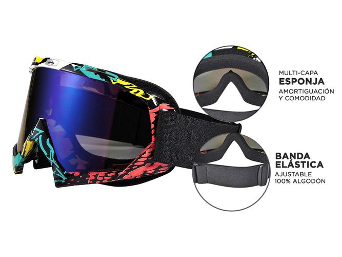 Antiparras UV Jie Polly Ski Snowboard Moto  - 3