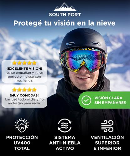 Antiparras UV Jie Polly Ski Snowboard Moto  - 1