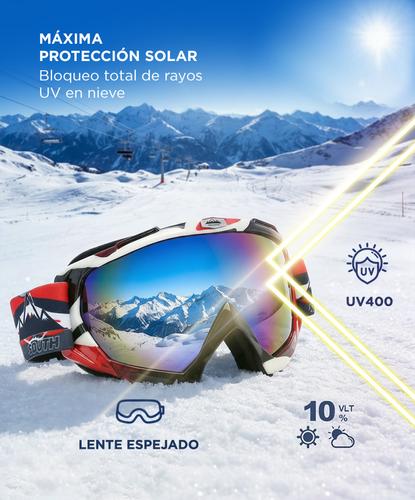 Antiparras UV Jie Polly Ski Snowboard Moto  - 3