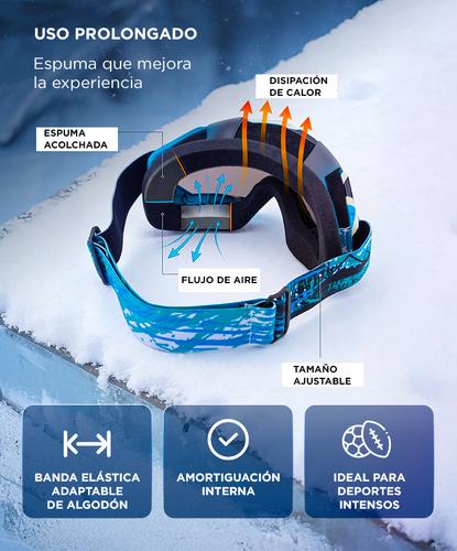 Antiparras UV Jie Polly Ski Snowboard Moto  - 4