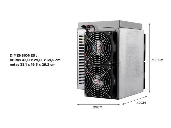 Minero Bitcoin Canaan Avalon Miner 1166 Pro - 81 Th/s BTC - 4
