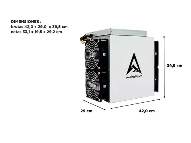 Kit x5 Unidades Minero Bitcoin Cannan Avalon Miner 1166 Pro - 81 Th/s BTC - 4