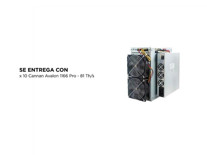Kit x10 Unidades Minero Bitcoin Cannan Avalon Miner 1166 Pro - 81 Th/s BTC - 5