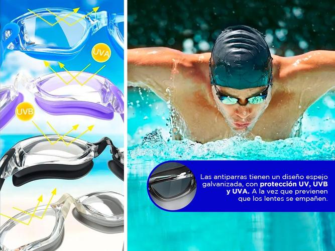 Kit de Natación 5 en 1 Gadnic 78OLE8 Antiparras Gorra Bolsa Tapones - 3