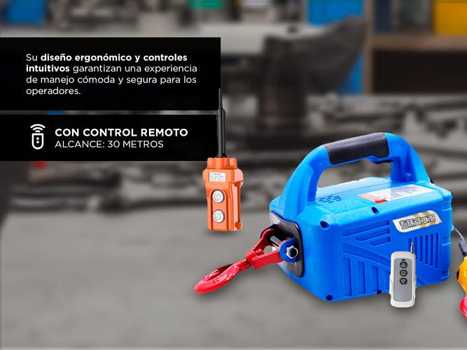 Aparejo Electrico Gadnic Portatil 500kg 8m - 4