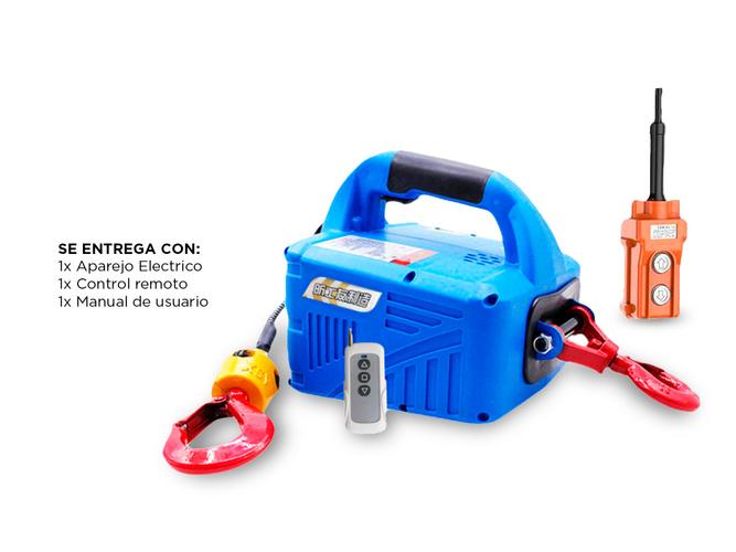 Aparejo Electrico Gadnic Portatil 500kg 8m - 6
