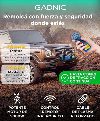 Malacate Eléctrico Gadnic 13500 LB 6136 Kg Control Remoto - 1