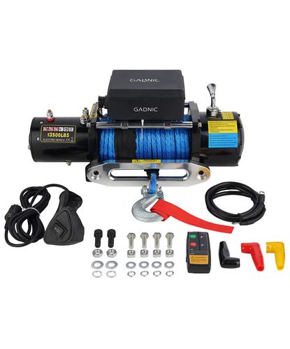 Malacate Eléctrico Gadnic 13500 LB 6136 Kg Control Remoto - 6