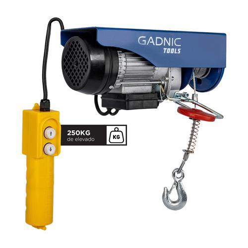 Aparejo Eléctrico Gadnic AP250 Hasta 250kg 550w Gancho Doble y Simple Reforzado - 0