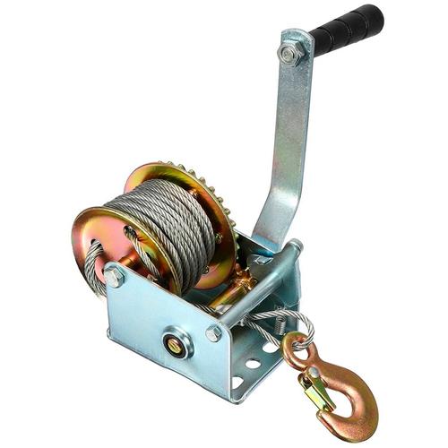 Malacate Manual Gadnic APM600LB 600 LBS Con Cable De 8 Metros Portatil - 0