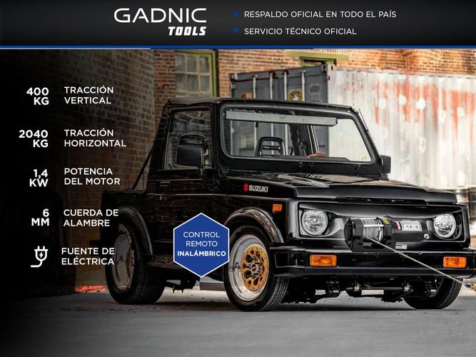  Aparejo Electrico Gadnic AP124500LB Remolque Portatil 2000kg 10m  - 1