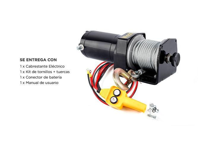 Aparejo Electrico Gadnic AP122000LB Portátil Remolque 900kg 10m - 5