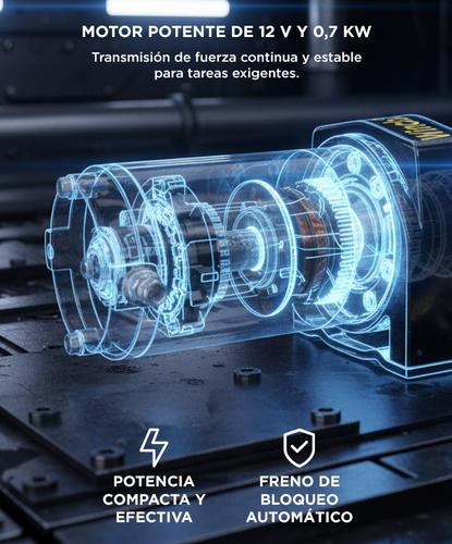 Aparejo Electrico Gadnic AP122000LB Portátil Remolque 900kg 10m - 4