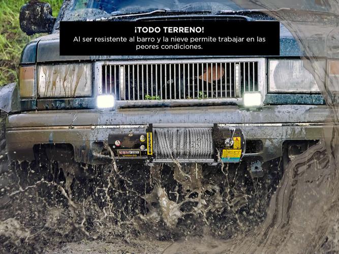 Aparejo Eléctrico Gadnic Con Cuerda de Acero 26m 12w - 2