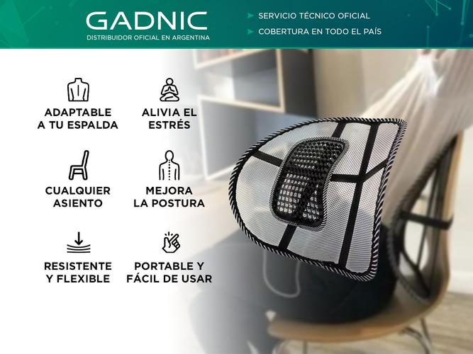 Soporte Respaldo Gadnic Apoyo Lumbar x2 - 1