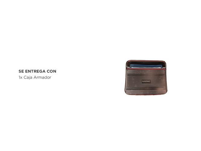 Caja Para Armar Cigarrillos Gadnic SLO12 Automatica de Metal - 4