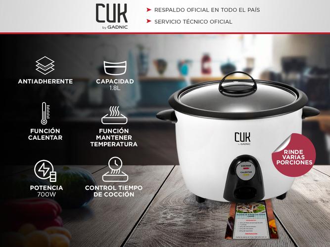 Olla Arrocera Gadnic RM1000 Vaporera Antiadherente 700w - 1