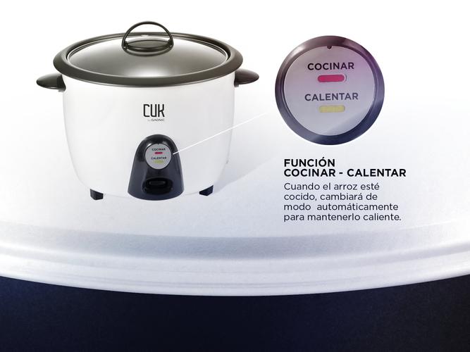 Olla Arrocera Gadnic RM1000 Vaporera Antiadherente 700w - 4